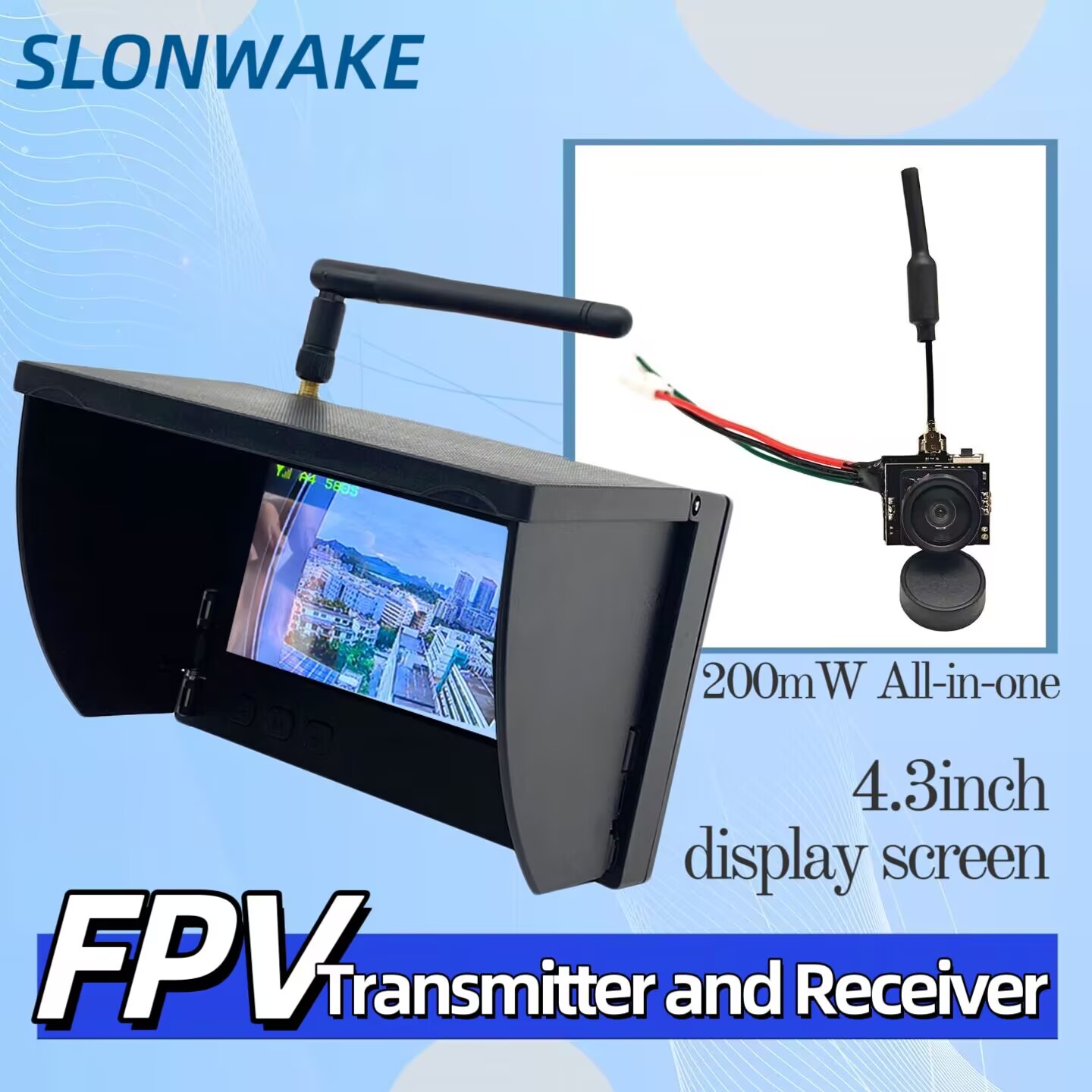 Drone Racing Transmitter - Caméra de transmission vidéo analogique SLONWAKE