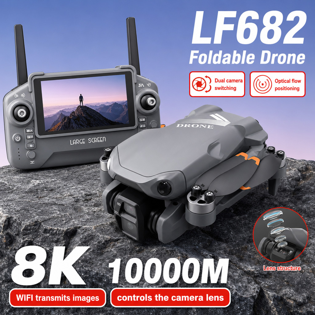 Drone Racing Camera - Drone photo aérien LF682 8K HD