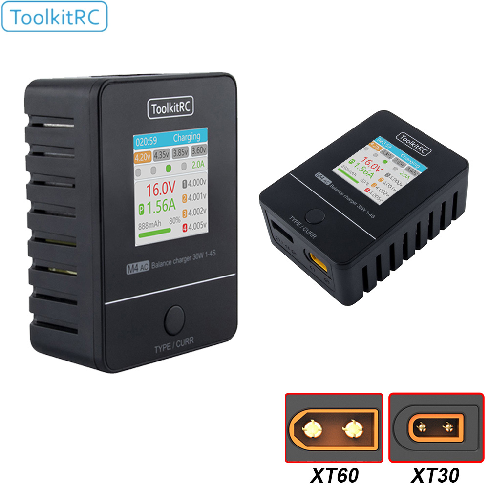 Drone Racing Charger - ToolkitRC-Chargeur AC Compact pour Modèle RC,