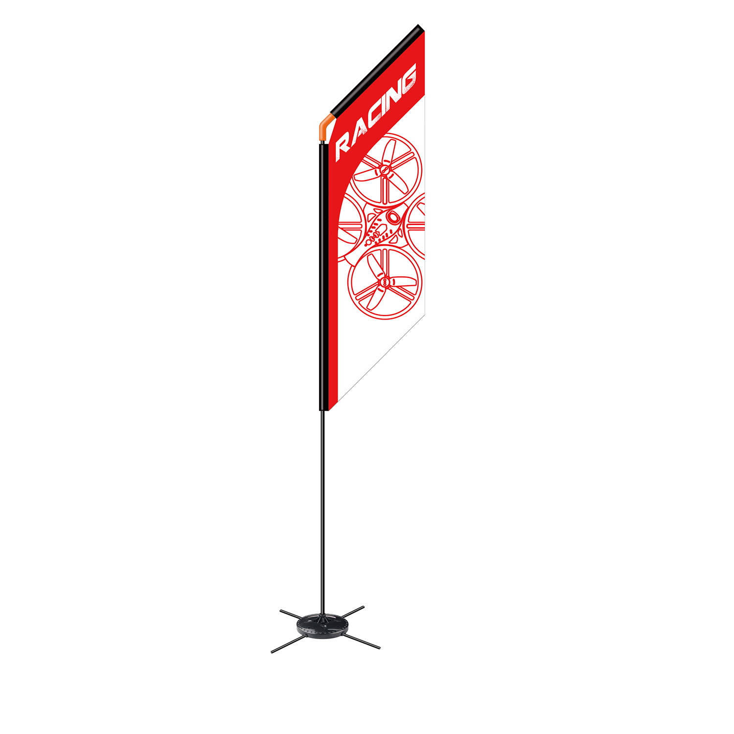 Drone Racing Flag - Drone FPV Racer 560mm avec drapeau