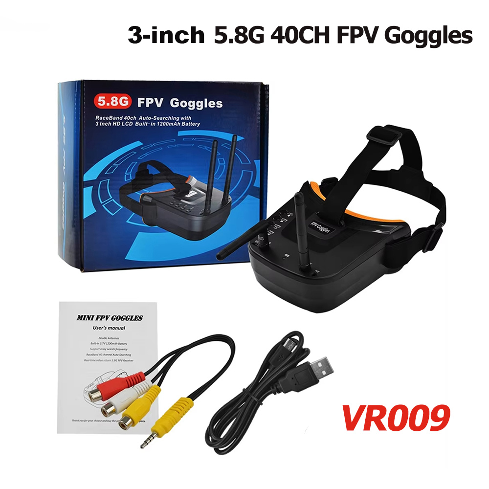Drone Racing Goggles - VR009 lunettes vidéo FPV 3 pouces