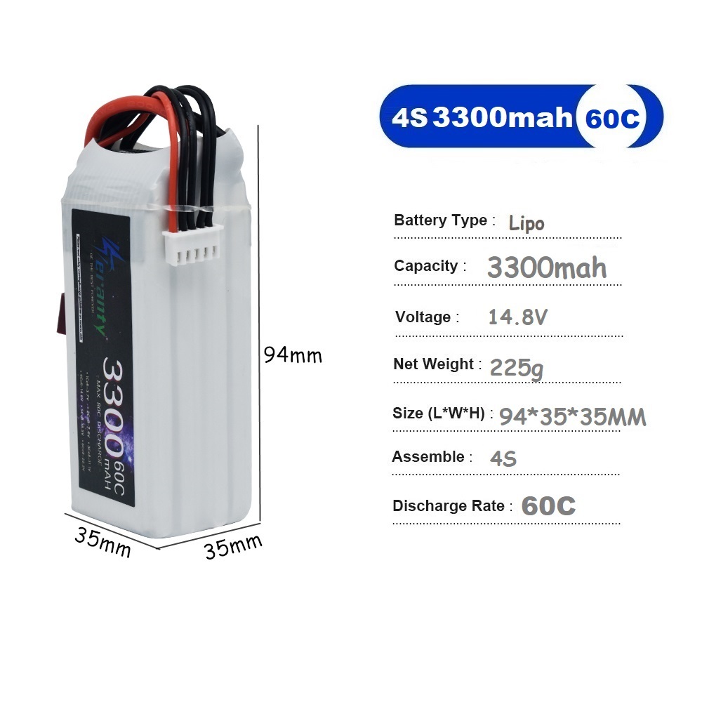 Batterie Rechargeable LiPo 4s  - Drone Racing Battery avis et prix