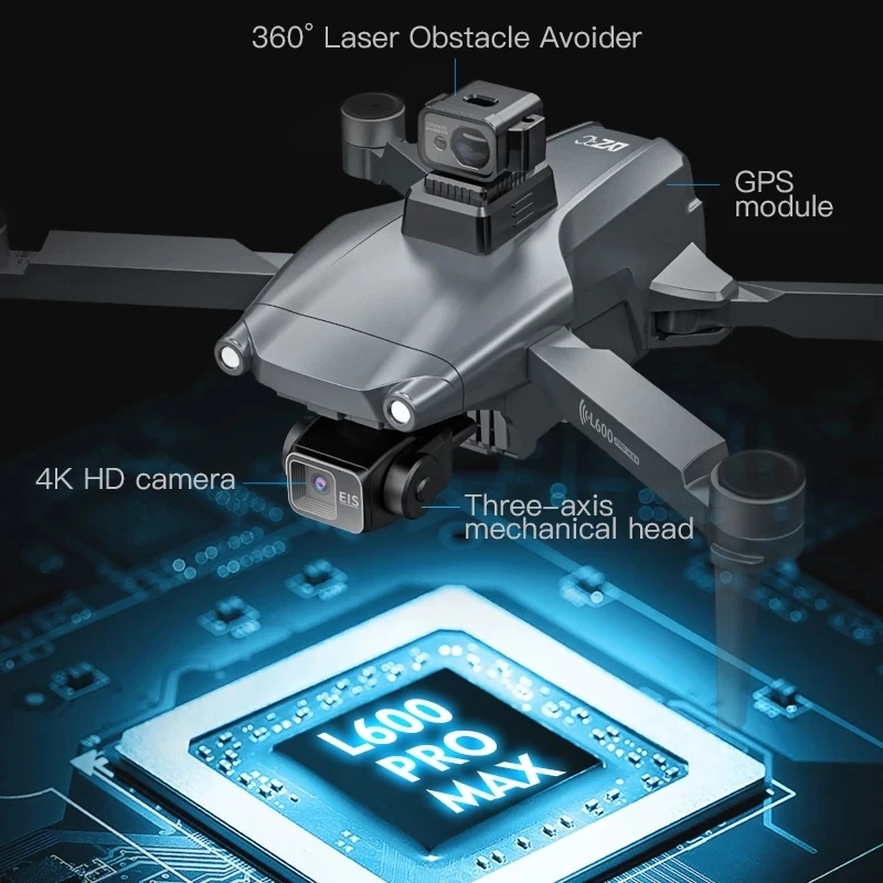 Drone GPS professionnel L600 P - Drone Racing Camera avis et prix