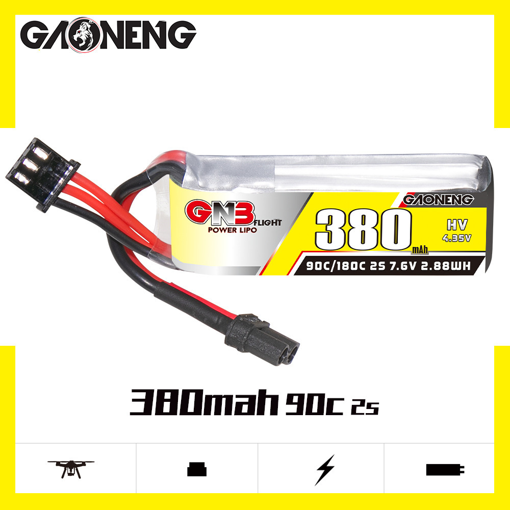 Batterie Lipo GNB 2S 7.6V 380m - Drone Racing Battery avis et prix