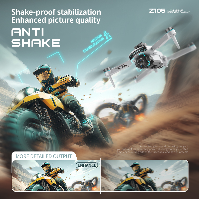Nouveau Drone Z105 RC 8K, camé - Drone Racing Charger avis et prix