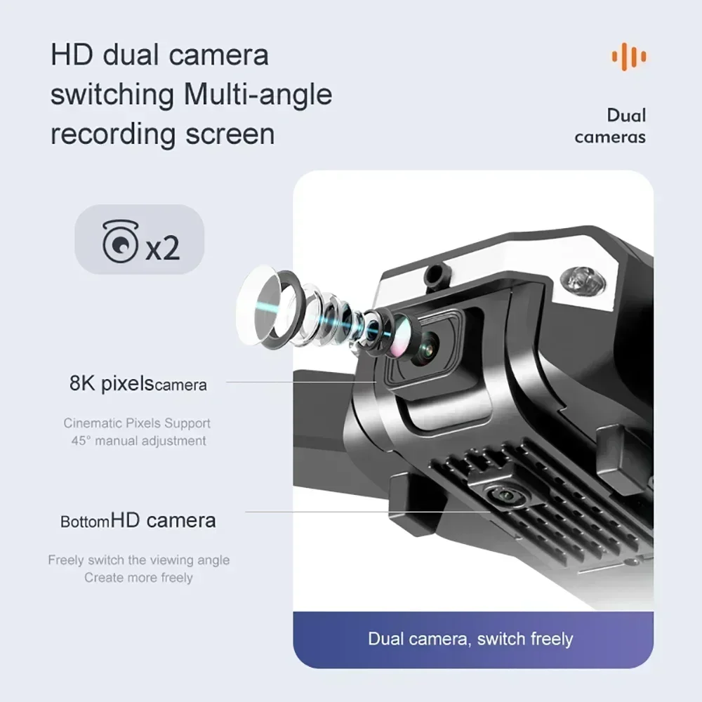 Drone G6 Pro avec double camér - Drone Racing Camera avis et prix